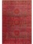 Caretta 20 Red Yumuşak Doku Vintage Eskitme Desenli Sıcak Renk Tonlarına Sahip Salon Halısı 1