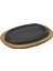 Pişirme Kabı, Lv Eco Hp 1219 T13 K4 Oval Pişirme Gözü ve Ahşap Plaka, Ölçüler 12 x 19 Cm, Dökme Demir, Siyah 1