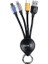 Anahtarlık Tasarımlı, Type-C, Micro, Lightning Hızlı Şarj ve Data Veri Aktarım 3 In 1 USB Kablo 3