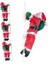 Yılbaşı Dekor Merdiven Tırmanan Noel Baba 95CM 3lü 2