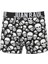Erkek Siyah Kuru Kafa Desenli Boxer – Pamuk & Likralı Özel Tasarım Boxer 2603113 1