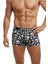 Erkek Siyah Kuru Kafa Desenli Boxer – Pamuk & Likralı Özel Tasarım Boxer 2603113 2