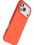 Apple iPhone 17 Pro Regal Magsafe Standlı Kapak - Turuncu 3