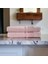 %100 Bambu Havlu Takımı Vücut Havlusu 90X145 Cm, Baş Havlusu 50X85 Cm, Ekstra Yumuşaklık (Pembe) 3