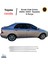 Toyota Corolla Krom Cam Çıtası 4 Prç. 2002-2007 P. Çelik 1