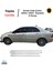 Toyota Corolla Krom Cam Çıtası 4 Prç. 2002-2007 P. Çelik 2