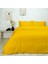 Plain Düz%45 Viscoz%55 Pamuk Nevresim Takımı, Sarı, Çift Kişilik 1