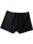 Kadın Dikişsiz Görünmez Iz Yapmaz Mini Şort Boxer Siyah 2