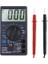 DT700D Geniş Ekran Ac Dc Dijital Akım Voltaj Amper Ölçüm Dyot Test Aleti Multimetre- Voltmetre 1