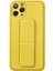 Ieg iPhone 11 Pro Kılıf Coco Deri Standlı Kapak - Sarı 1