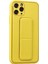 Ieg iPhone 11 Pro Kılıf Coco Deri Standlı Kapak - Sarı 2