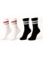 Erkek Siyah Beyaz Soket Çorap 2’li Set – Pamuklu Spor ve Günlük Kullanım – Plus Scorpion 1