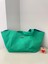 Pamuk Gabardin Kumaş Çanta-Yeşil Düz 3