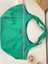 Pamuk Gabardin Kumaş Çanta-Yeşil Düz 6