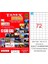 Tanex Laser Etiket 100 Yp 35X23 Laser-Copy-Inkjet TW-2172 1
