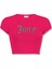 Kadın Kristal Taş Baskılı Juicy Crop T-Shirt 1