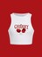Kadın Have A Nice Weekend Cherry Kolsuz Halter Yaka Crop Atlet 1