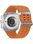Watch 7 Ultra KR417 Rug Silikon Kordon - Turuncu 1