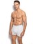 Erkek 6'lı Beyaz Likralı Stretch Boxer 5