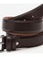 Hakiki Deri 3.5cm Erkek Takım Elbise Dikişli Klasik Kemer 518 Kahverengi 3