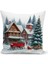 Yılbaşı Serisi Çift Tarafı Dijital Baskılı Kırlent Kılıfı (Christmas Noel Cushion Cover) 1