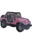 aplike ütü ıle yapışan jeep pembe arma 2,5x3 cm 1