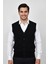 Erkek Düğmeli Yelek Cepli Çelik Örgü Klasik Kalıp BGL-ST04836 1