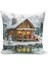Yılbaşı Serisi Çift Tarafı Dijital Baskılı Kırlent Kılıfı (Christmas Noel Cushion Cover) 1