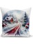 Yılbaşı Serisi Çift Tarafı Dijital Baskılı Kırlent Kılıfı (Christmas Noel Cushion Cover) 1