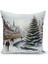Yılbaşı Serisi Çift Tarafı Dijital Baskılı Kırlent Kılıfı (Christmas Noel Cushion Cover) 1