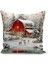 Yılbaşı Serisi Çift Tarafı Dijital Baskılı Kırlent Kılıfı (Christmas Noel Cushion Cover) 1