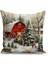 Yılbaşı Serisi Çift Tarafı Dijital Baskılı Kırlent Kılıfı (Christmas Noel Cushion Cover) 1