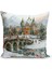 Yılbaşı Serisi Çift Tarafı Dijital Baskılı Kırlent Kılıfı (Christmas Noel Cushion Cover) 1