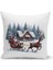 Yılbaşı Serisi Çift Tarafı Dijital Baskılı Kırlent Kılıfı (Christmas Noel Cushion Cover) 1