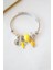 Çelik Charmlı Kaktüs Bilezik - Sarı 2