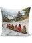Yılbaşı Serisi Çift Tarafı Dijital Baskılı Kırlent Kılıfı (Christmas Noel Cushion Cover) 1