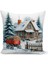 Yılbaşı Serisi Çift Tarafı Dijital Baskılı Kırlent Kılıfı (Christmas Noel Cushion Cover) 1