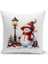 Yılbaşı Serisi Çift Tarafı Dijital Baskılı Kırlent Kılıfı (Christmas Noel Cushion Cover) 1