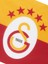 Galatasaray 5 Yıldızlı Klasik Elde Sallama Bayrak 100X150CM U251384 2