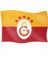 Galatasaray 5 Yıldızlı Klasik Elde Sallama Bayrak 100X150CM U251384 3
