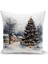 Yılbaşı Serisi Çift Tarafı Dijital Baskılı Kırlent Kılıfı (Christmas Noel Cushion Cover) 1