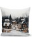 Yılbaşı Serisi Çift Tarafı Dijital Baskılı Kırlent Kılıfı (Christmas Noel Cushion Cover) 1