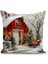 Yılbaşı Serisi Çift Tarafı Dijital Baskılı Kırlent Kılıfı (Christmas Noel Cushion Cover) 1