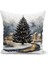 Yılbaşı Serisi Çift Tarafı Dijital Baskılı Kırlent Kılıfı (Christmas Noel Cushion Cover) 1
