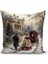 Yılbaşı Serisi Çift Tarafı Dijital Baskılı Kırlent Kılıfı (Christmas Noel Cushion Cover) 1