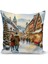 Yılbaşı Serisi Çift Tarafı Dijital Baskılı Kırlent Kılıfı (Christmas Noel Cushion Cover) 1