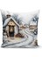 Yılbaşı Serisi Çift Tarafı Dijital Baskılı Kırlent Kılıfı (Christmas Noel Cushion Cover) 1