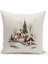 Yılbaşı Serisi Çift Tarafı Dijital Baskılı Kırlent Kılıfı (Christmas Noel Cushion Cover) 1