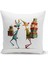Yılbaşı Serisi Çift Tarafı Dijital Baskılı Kırlent Kılıfı (Christmas Noel Cushion Cover) 1