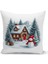 Yılbaşı Serisi Çift Tarafı Dijital Baskılı Kırlent Kılıfı (Christmas Noel Cushion Cover) 1